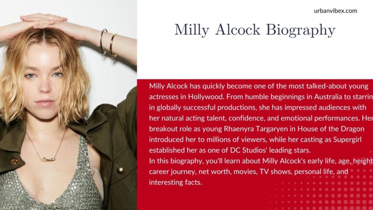 Milly Alcock biography, age, height, net worth, movies and TV shows