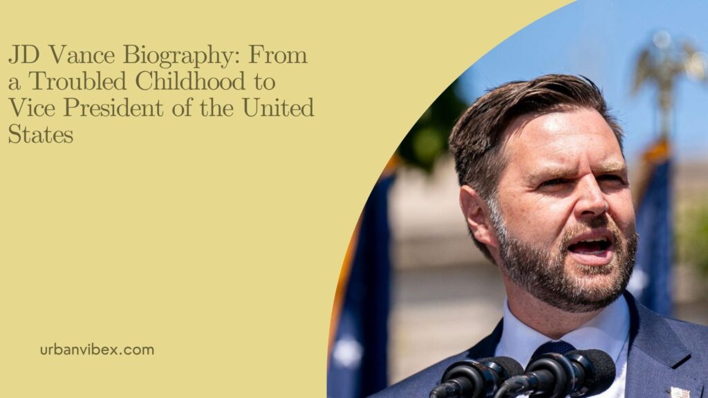 JD Vance, Vice President of the United States, author of Hillbilly Elegy, and former U.S. Senator from Ohio.