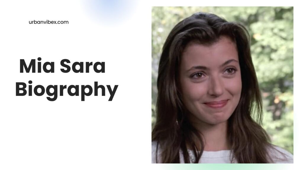 Mia Sara Hollywood actress portrait