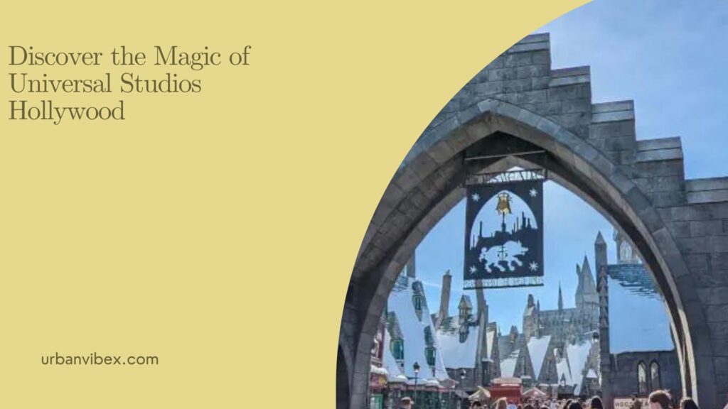 Universal Studios Hollywood theme park featuring world-famous attractions, movie-themed rides, and immersive entertainment experiences.